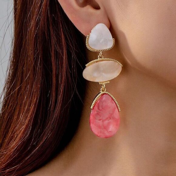 bohemian drop earrings A461 - Picture 1 of 3